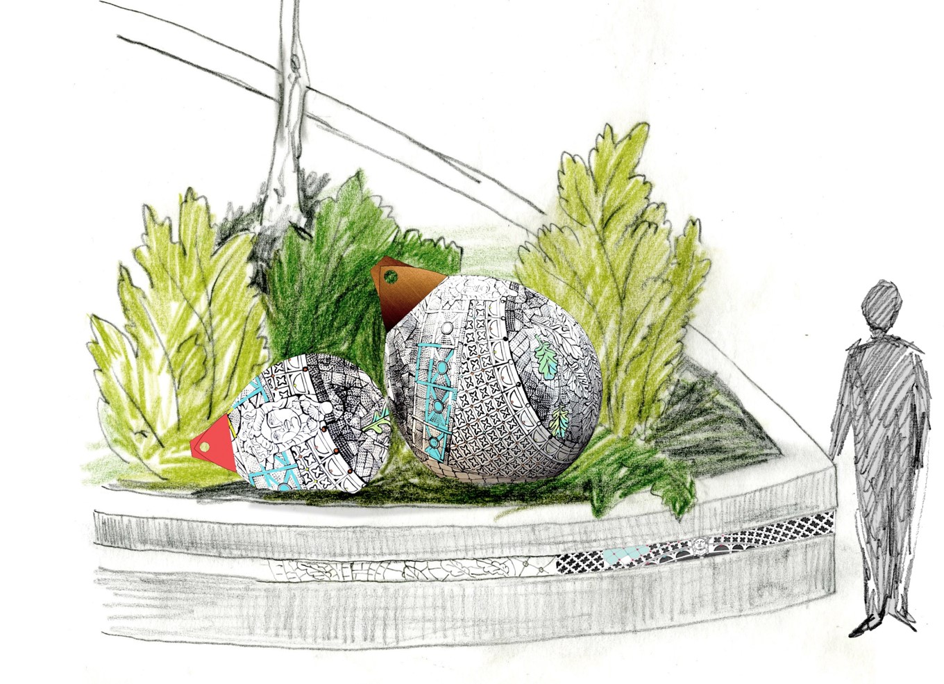 Marion Brandis design for Roof Garden